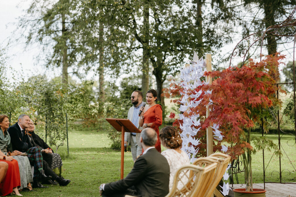 Discours mariage extérieur