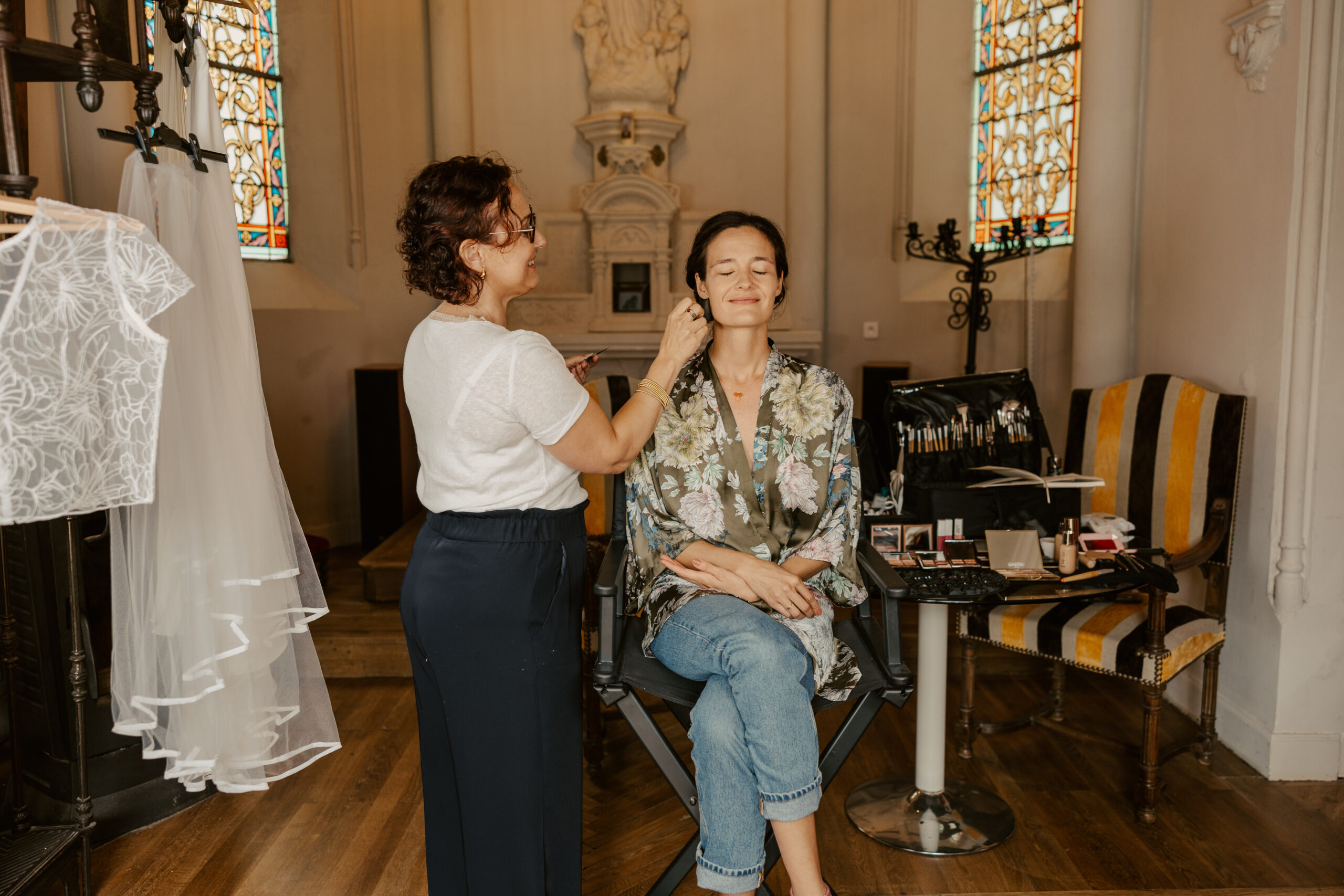 Préparatif femme mariage