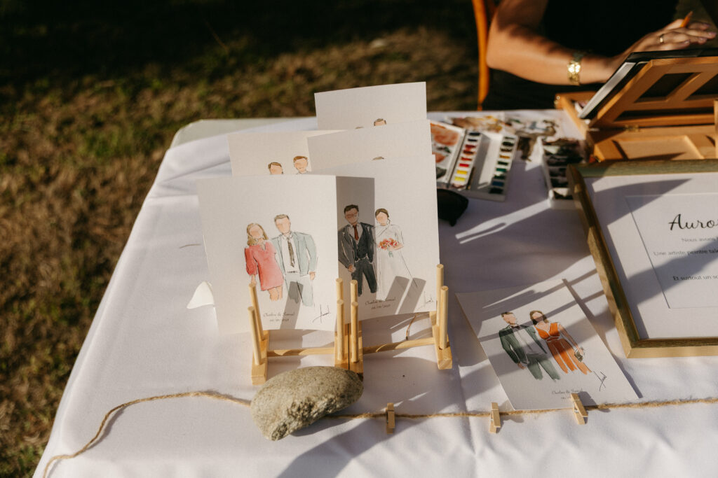 Cadeau mariage portrait